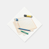 鉛筆と紙紙ナプキンス スタンダードカクテルナプキン (角)