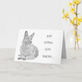 鉛筆のド描イツ羊飼いの挨拶状 カード (黄色い花)