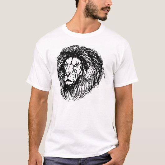 鉛筆のライオン Tシャツ (正面)