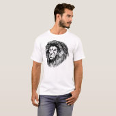 鉛筆のライオン Tシャツ (正面フル)