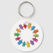 鉛筆の丸 キーホルダー (裏面)