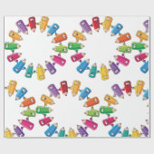 鉛筆の丸 ラッピングペーパー (フラット)