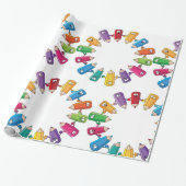 鉛筆の丸 ラッピングペーパー (アンロールド)