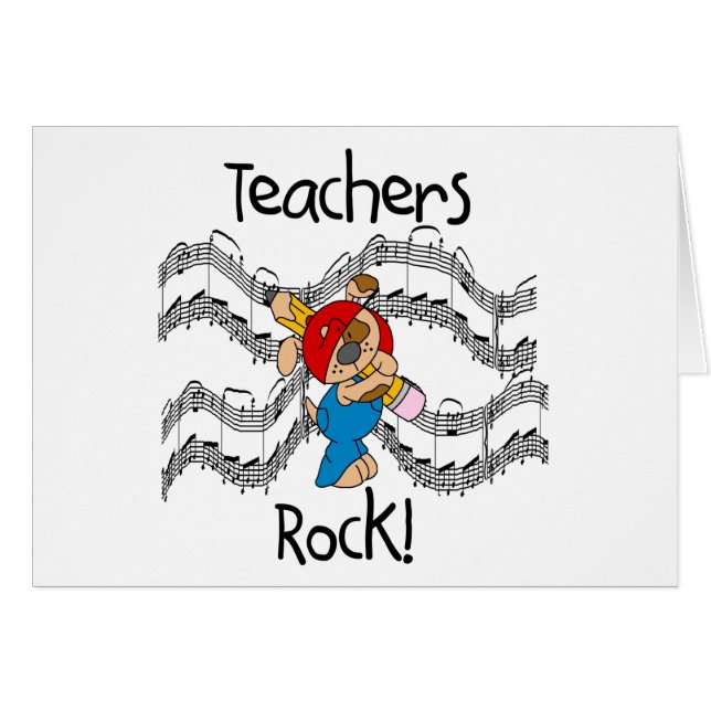 鉛筆の先生の石を持つ子犬 (正面横)