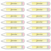 鉛筆の名前 シール (正面)