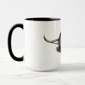 鉛筆の小さい灰色のマウス: 現実主義の芸術 マグカップ (左)