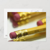 鉛筆の束 ポストカード (正面/裏面)