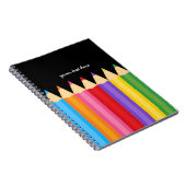 鉛筆の色*背景色を選択 ノートブック (右側)