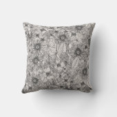 鉛筆の花 クッション (裏面)