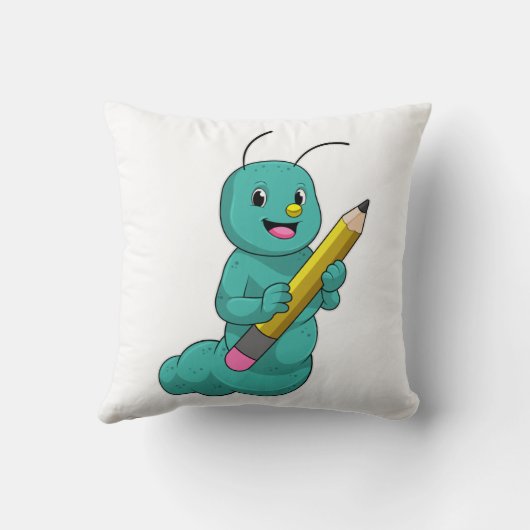 鉛筆の軌跡 クッション (裏面)