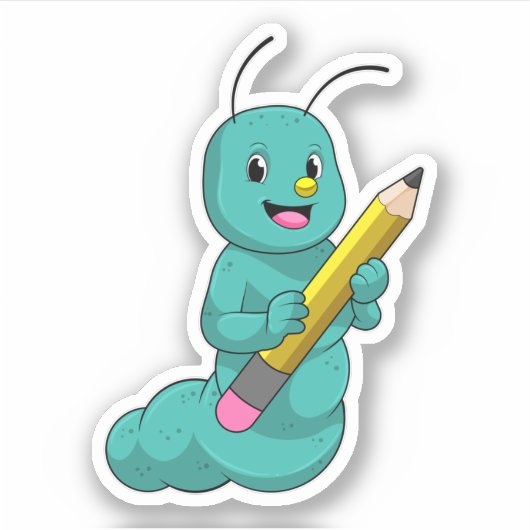 鉛筆の軌跡 シール (正面)