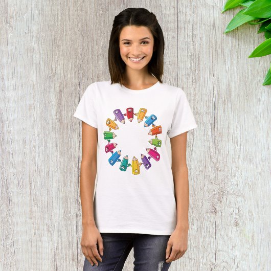鉛筆の輪 Tシャツ