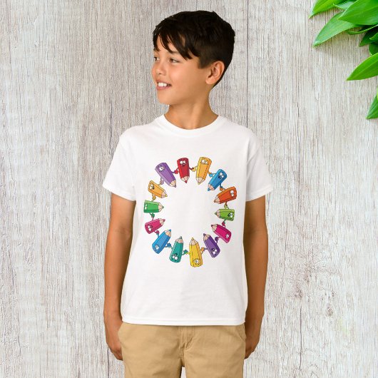 鉛筆の輪 Tシャツ