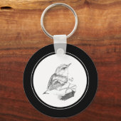 鉛筆のWren Keychain キーホルダー (正面)