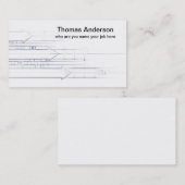 鉛筆はスケッチの名刺を並べます 名刺 (正面/裏面)