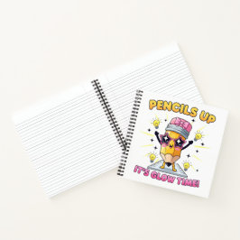 鉛筆を上げて グロータイムだ ノートブック