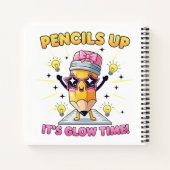 鉛筆を上げて グロータイムだ ノートブック (裏面)