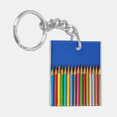 鉛筆カラフルクレヨン キーホルダー (正面左)