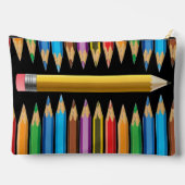 鉛筆カラフルバッグ大型アクセサリーポーチ アクセサリーポーチ (裏面)