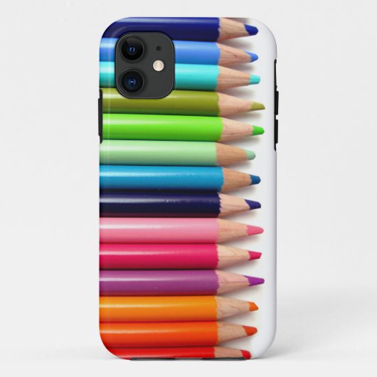 鉛筆カラフル。 Case-Mate iPhoneケース (裏面)
