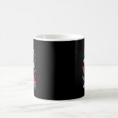 鉛筆キャラクター 学ぶ 創造 コーヒーマグカップ (中央)