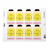 鉛筆ギフトステッカーの年書を始めよう ラベル (フルシート)