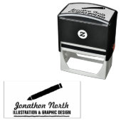 鉛筆グラフィックデザインID299 セルフインキングスタンプ (インサイチュ)