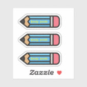 鉛筆シール名 シール (シート)