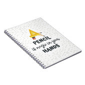 鉛筆スケッチスパイラルフォトノートブック ノートブック (右側)