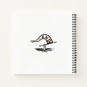 鉛筆スケッチパーソナライズされたSketchbook ノートブック (裏面)