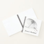 鉛筆スケッチパーソナライズされたSketchbook ノートブック (内部)