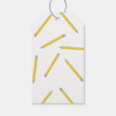 鉛筆ダウンギフトパーソナライズされたラベル新学期 ギフトタグ (裏面)