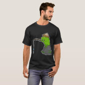 鉛筆フィッシャー釣り魚 Tシャツ (正面フル)