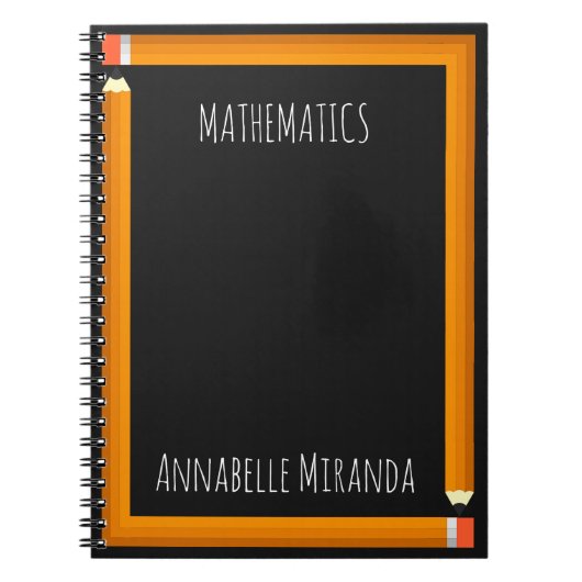 鉛筆フレーム ノートブック (正面)