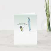 鉛筆マンガ カード (正面)