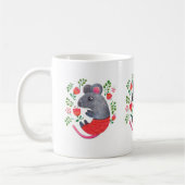 鉛筆マ描ウス コーヒーマグカップ (左)