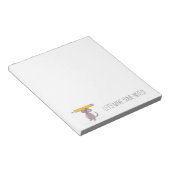 鉛筆メモ帳を使用したマウス ノートパッド (アングル)