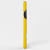 鉛筆中のブルゾウのスケッチ、ヴィンテージ黄色 Case-Mate iPhoneケース (裏面/右)