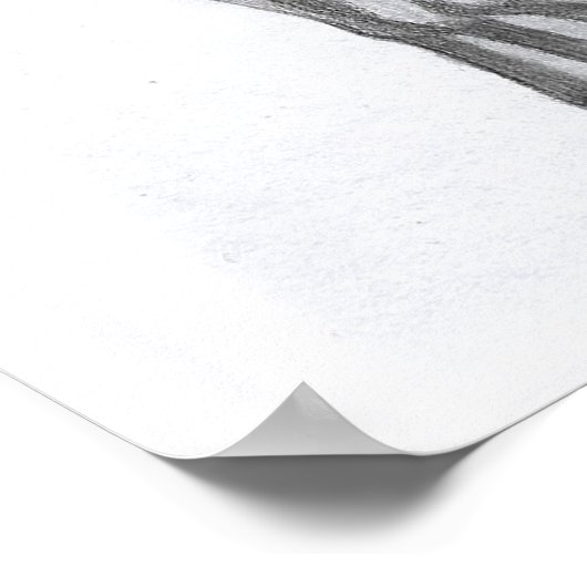 鉛筆像 ポスター (角)