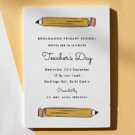 鉛筆先生の日 招待状