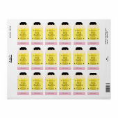 鉛筆先生鑑賞ギフトステッカー ラベル (フルシート)