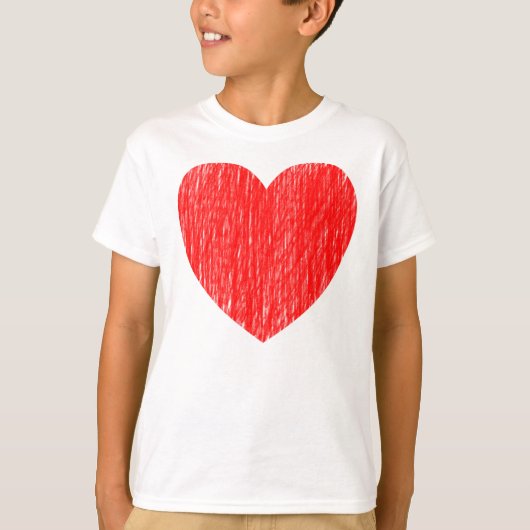 鉛筆入り – 赤 Tシャツ (正面)