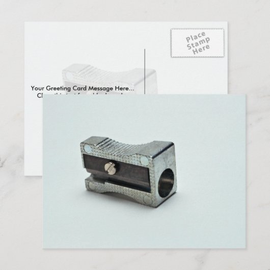 鉛筆削り写真 ポストカード (正面/裏面)