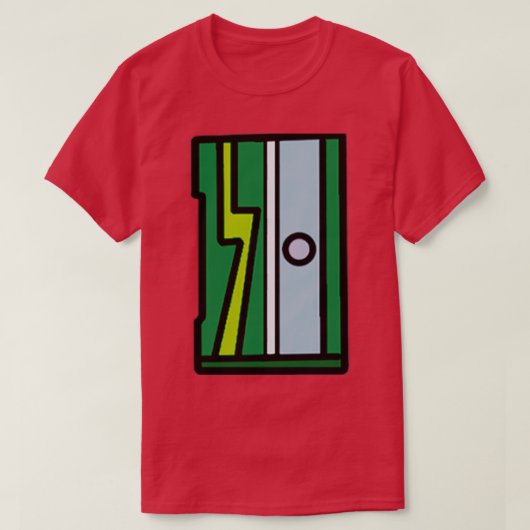 鉛筆削り Tシャツ (デザイン正面)