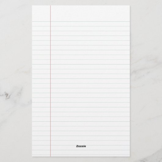 鉛筆及び紙パーソナライズされた先生文具 便箋 (裏面)