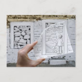 鉛筆対カメラ-子供の夢を見ること ポストカード (正面)