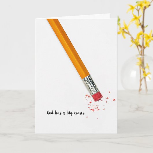 鉛筆感動的引用文 カード (黄色い花)