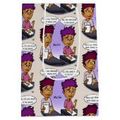 鉛筆抱き枕 ミディアムペーパーバッグ (裏面)