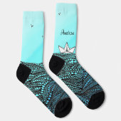 鉛筆描紙船 |やる気を起こさせる引用文 ソックス (右)