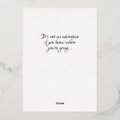 鉛筆描紙船 |やる気を起こさせる文字 箔シーズンカード (裏面)